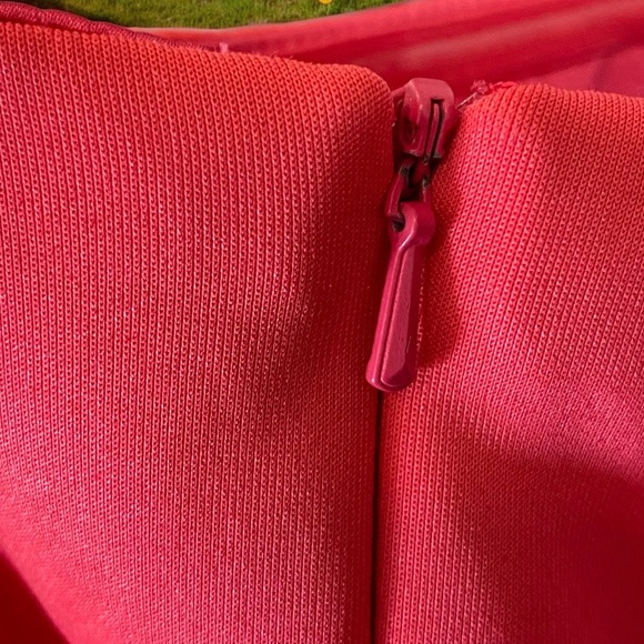 Royal Queen Sweetheart Neckline Strapless Evening Gown Size 12 Coral Pink - Picture 12 of 16